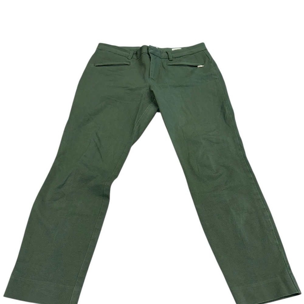 GAP women’s Skinny Ankle Pants Size 12R olive Green Stretch